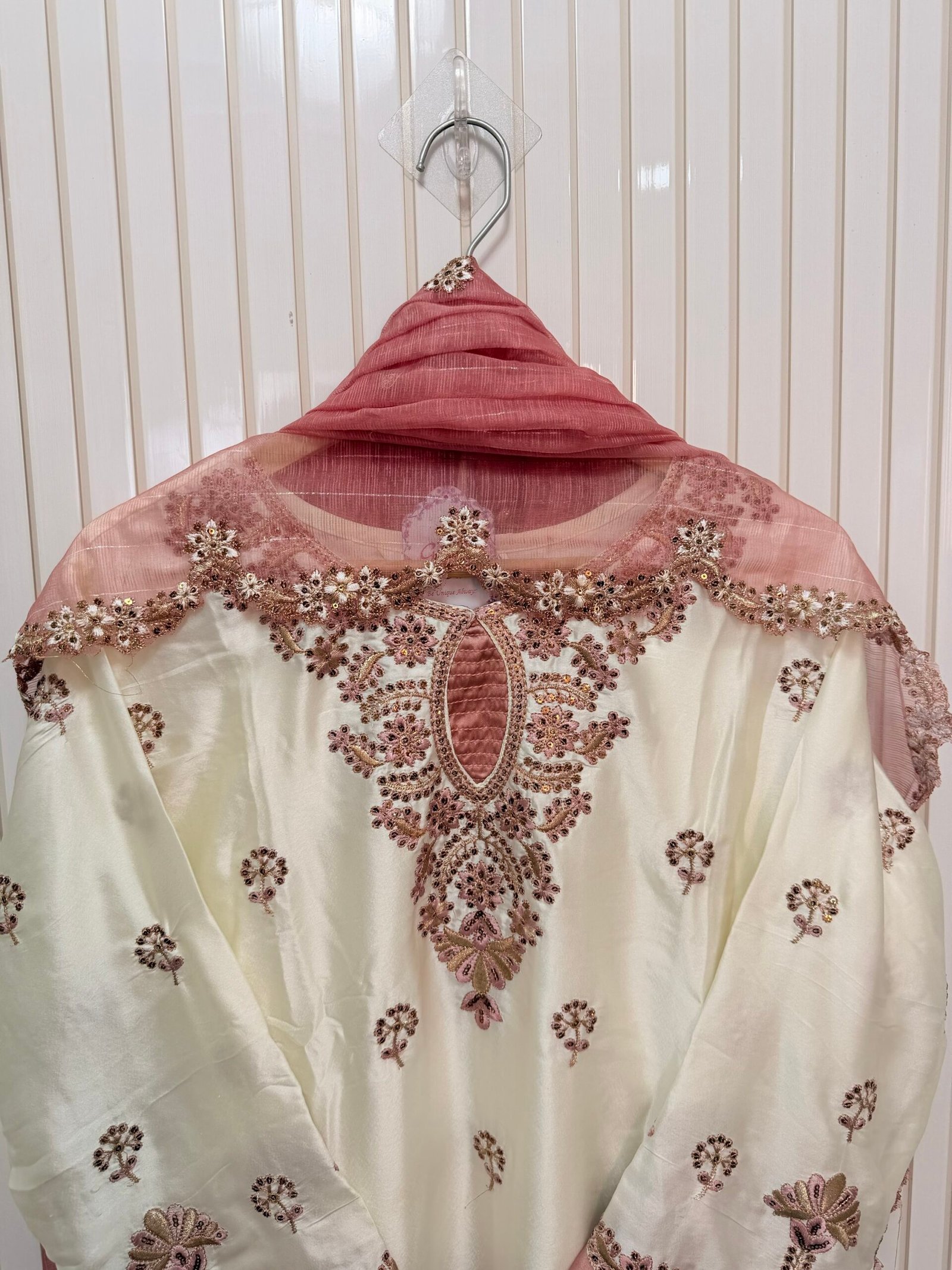 Premium Satin Designer Suit for Women | 4 Beautiful Colors | Ladies Party Wear Suit | New Collection | Gazi Suits Jaipur - Image 3