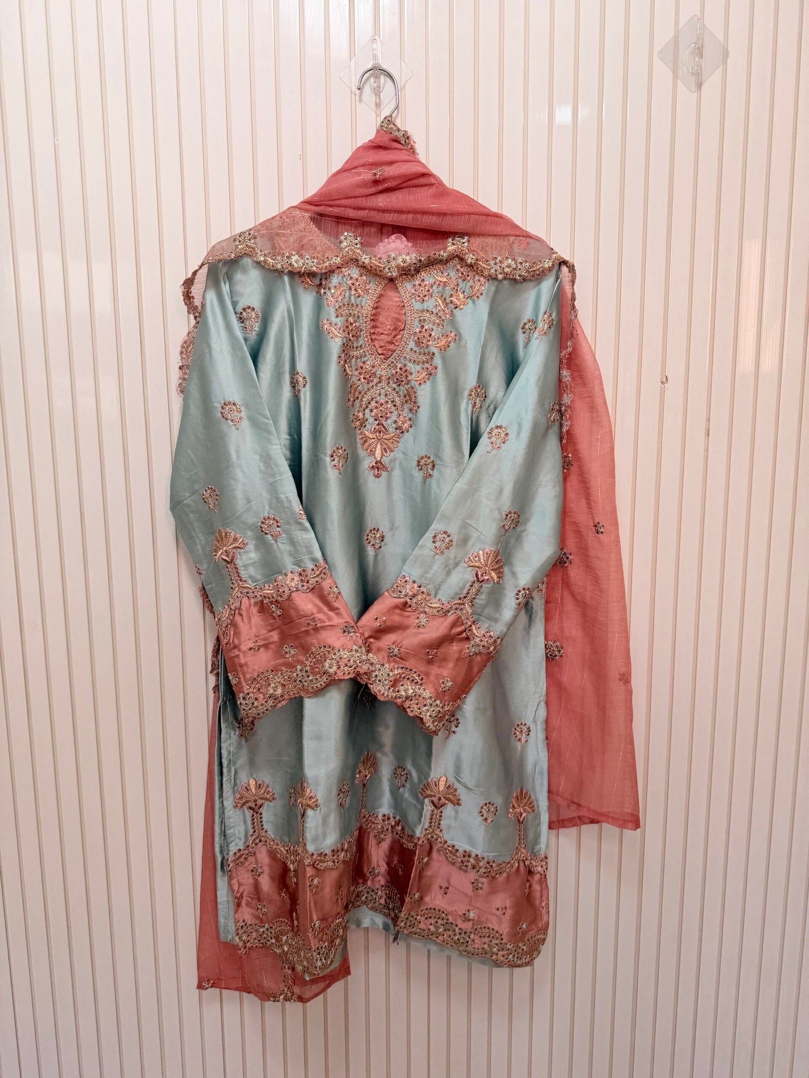 Premium Satin Designer Suit for Women | 4 Beautiful Colors | Ladies Party Wear Suit | New Collection | Gazi Suits Jaipur - Image 11
