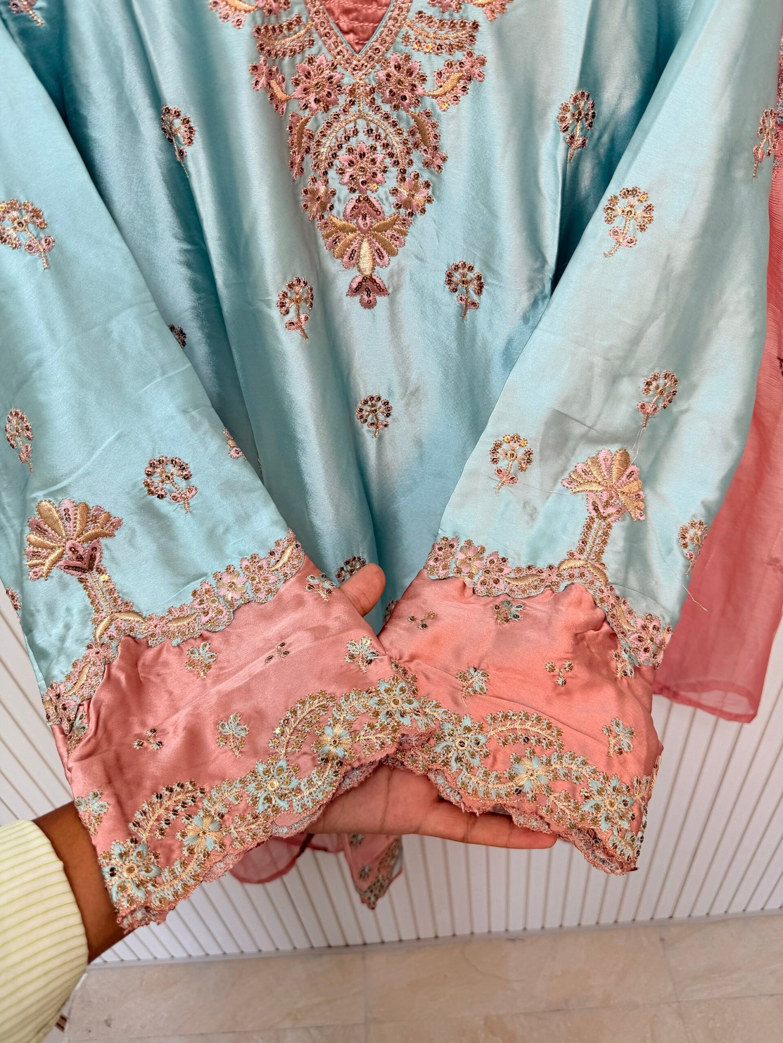 Premium Satin Designer Suit for Women | 4 Beautiful Colors | Ladies Party Wear Suit | New Collection | Gazi Suits Jaipur - Image 12