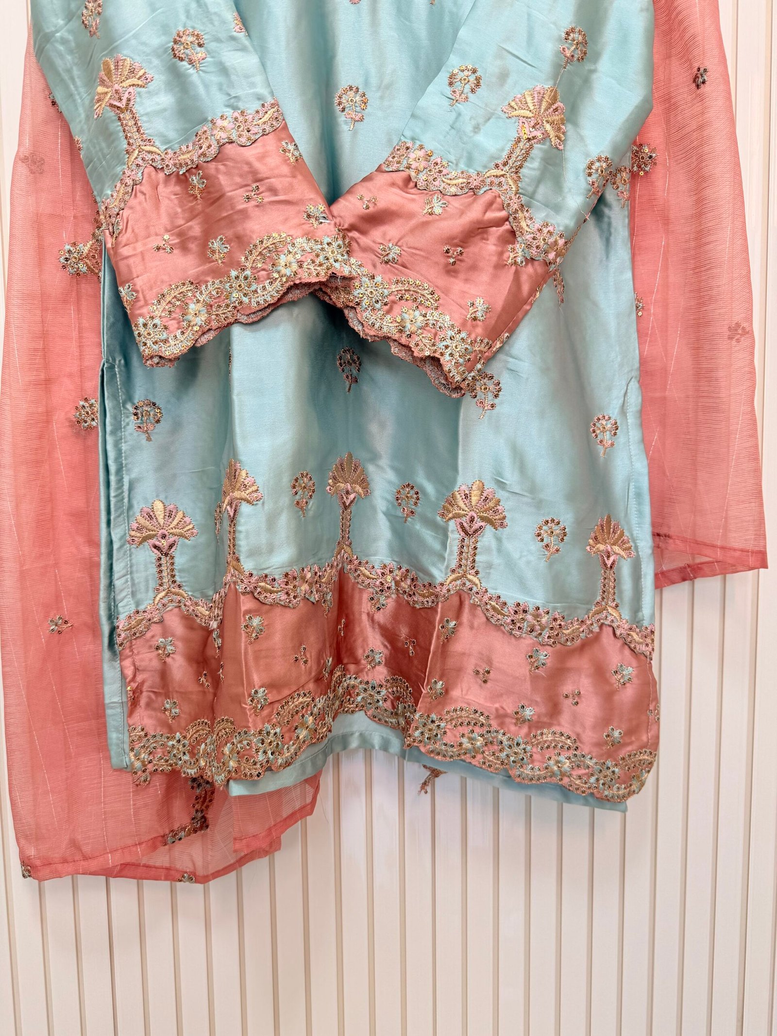 Premium Satin Designer Suit for Women | 4 Beautiful Colors | Ladies Party Wear Suit | New Collection | Gazi Suits Jaipur - Image 13