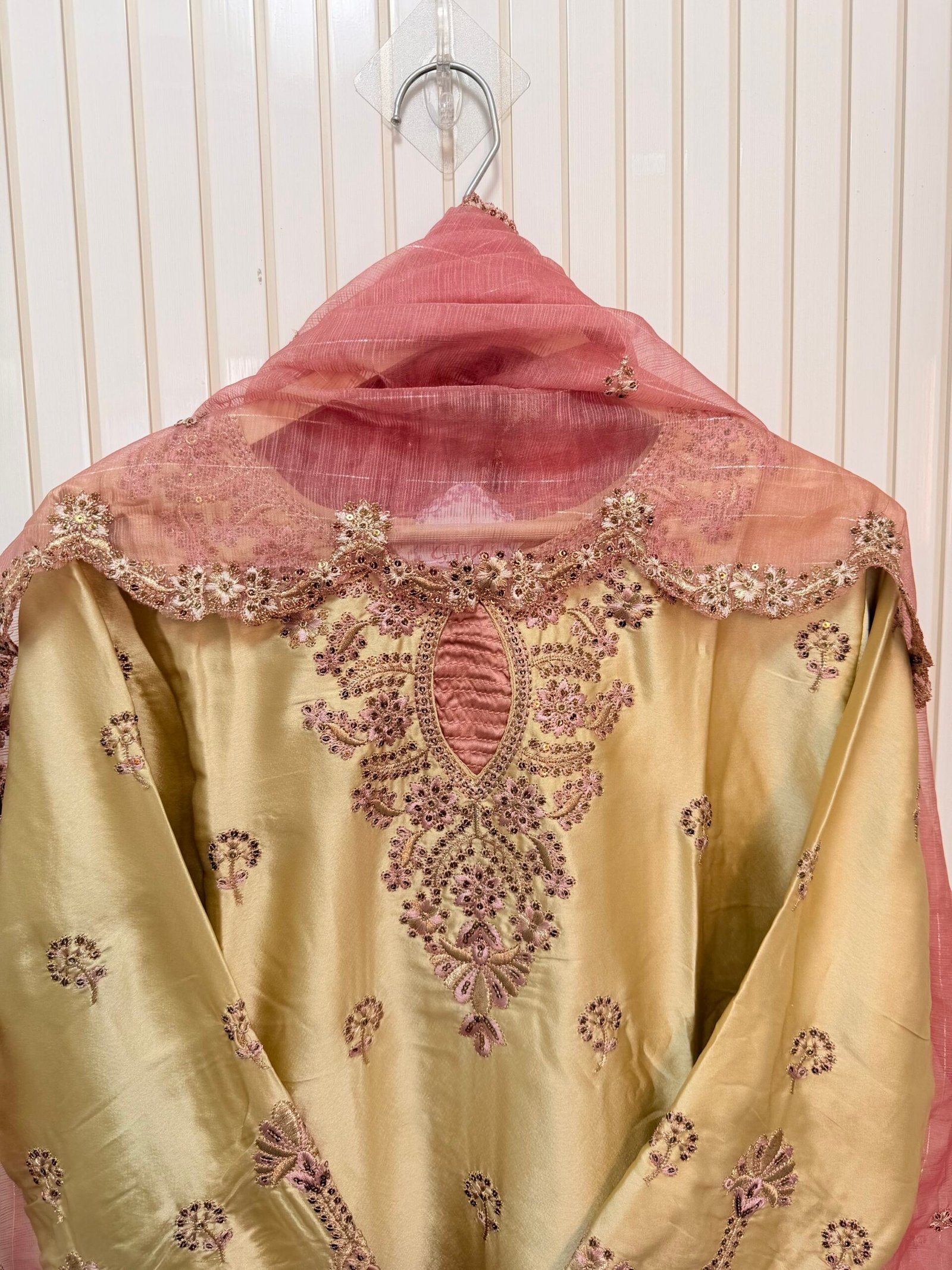 Premium Satin Designer Suit for Women | 4 Beautiful Colors | Ladies Party Wear Suit | New Collection | Gazi Suits Jaipur - Image 9