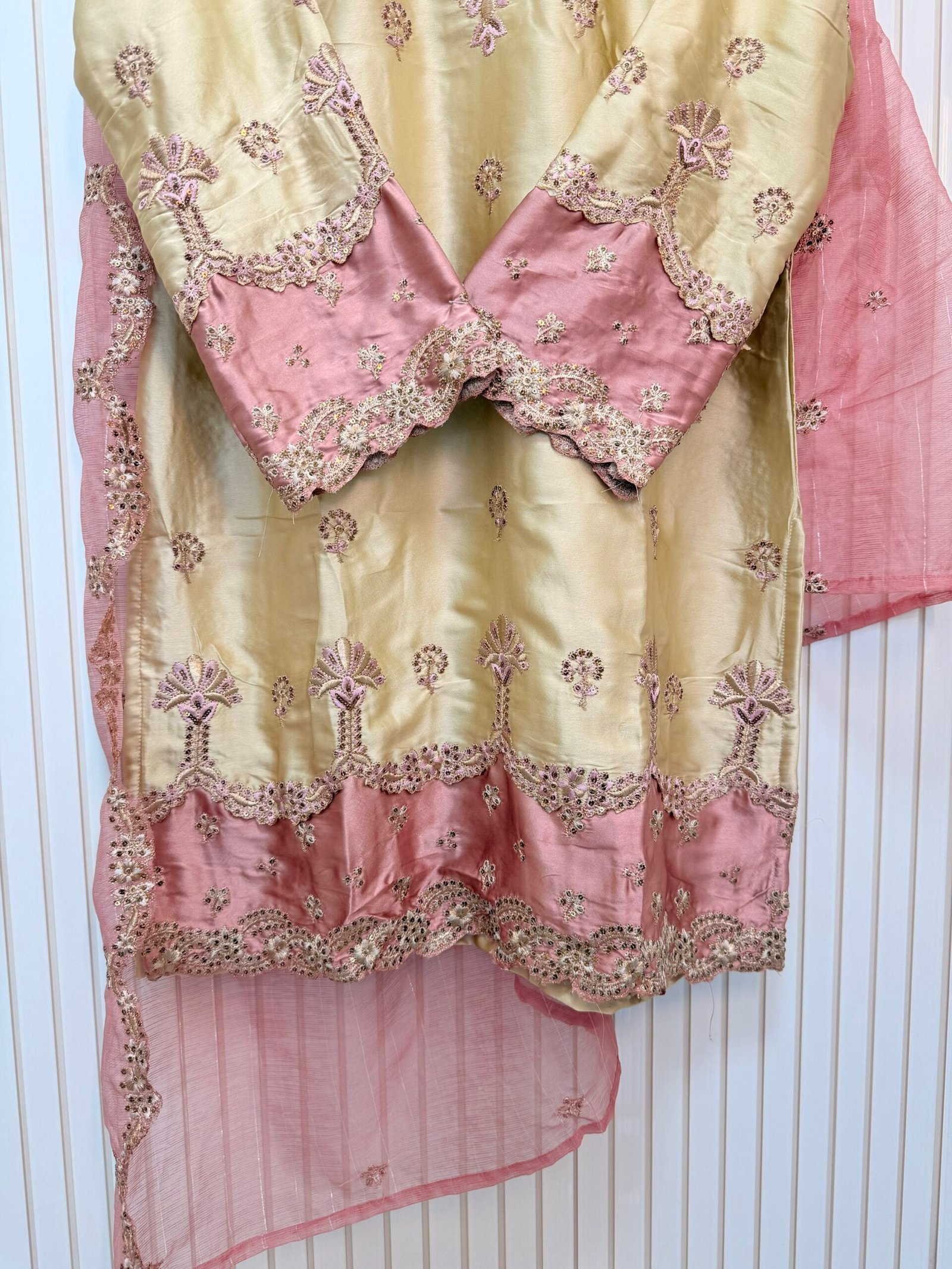 Premium Satin Designer Suit for Women | 4 Beautiful Colors | Ladies Party Wear Suit | New Collection | Gazi Suits Jaipur - Image 8