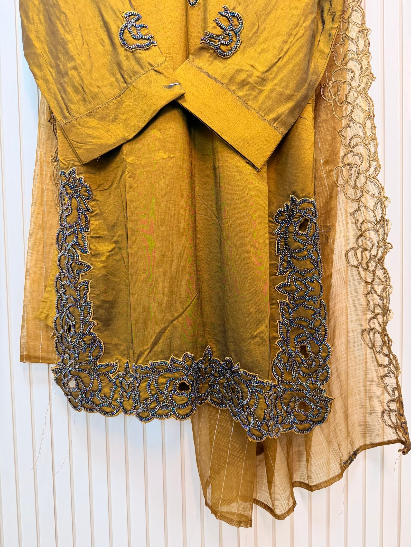 Premium Italian Silk Designer Suit for Women | 3 Colors | L, XL, XXL | Ladies Party Wear Suit | Gazi Suits Jaipur - Image 7
