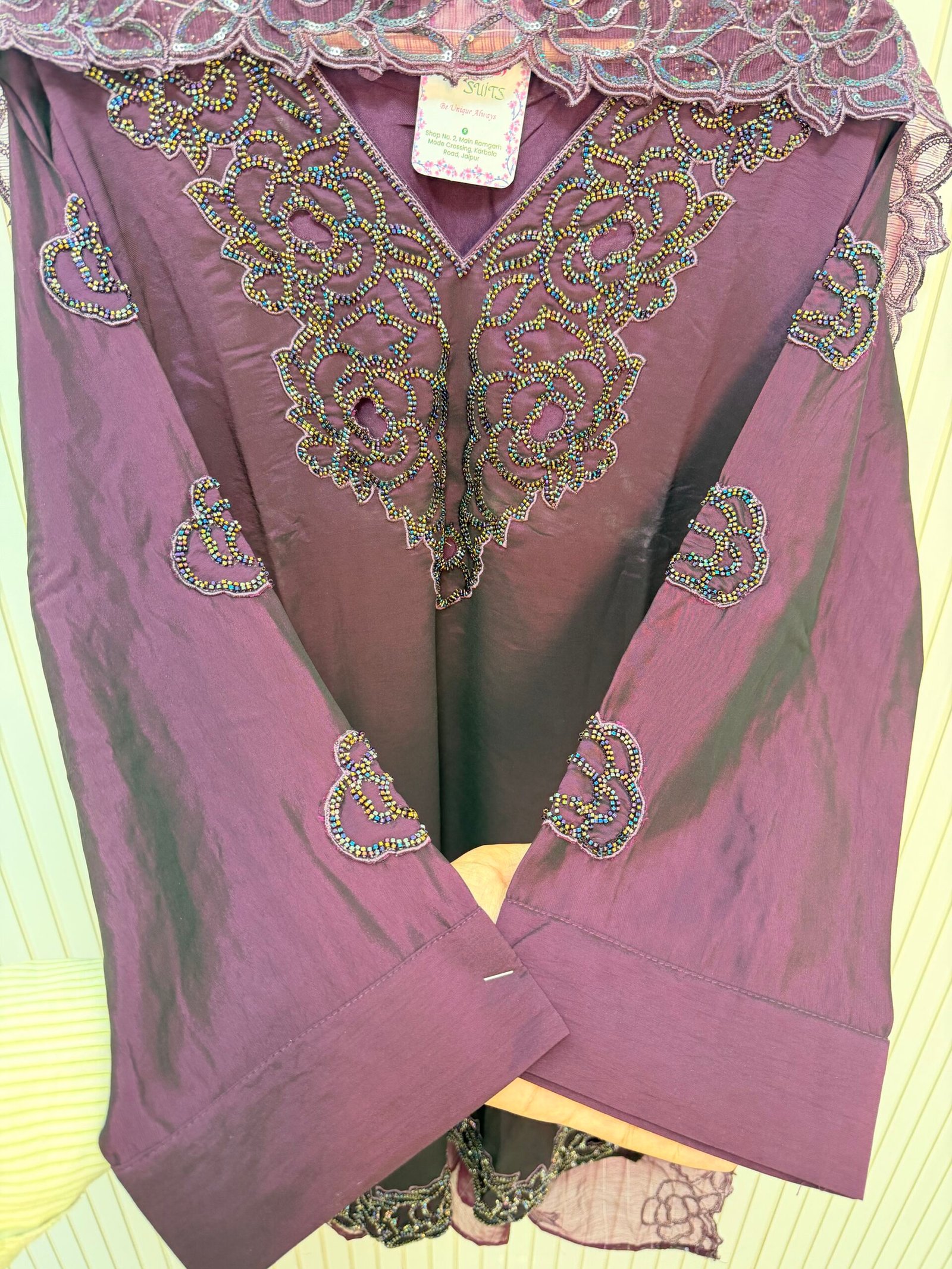 Premium Italian Silk Designer Suit for Women | 3 Colors | L, XL, XXL | Ladies Party Wear Suit | Gazi Suits Jaipur - Image 11