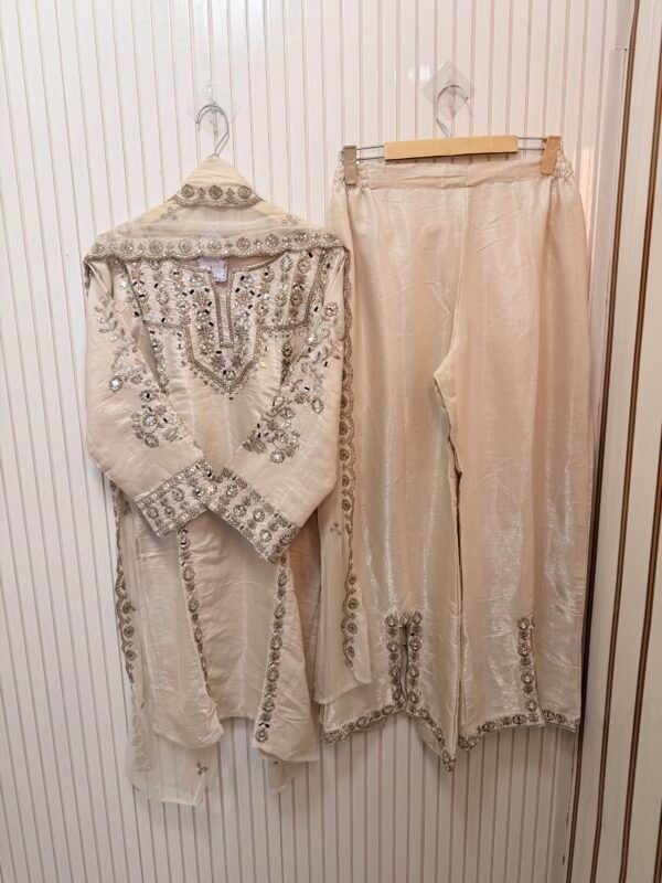 Roman Glass Premium Embroidered Ladies Suit | Party Wear Suit | Sizes L, XL & XXL | Gazi Suits Jaipur