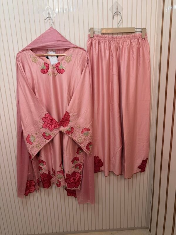Luxe Satin Semi Party Wear Suit