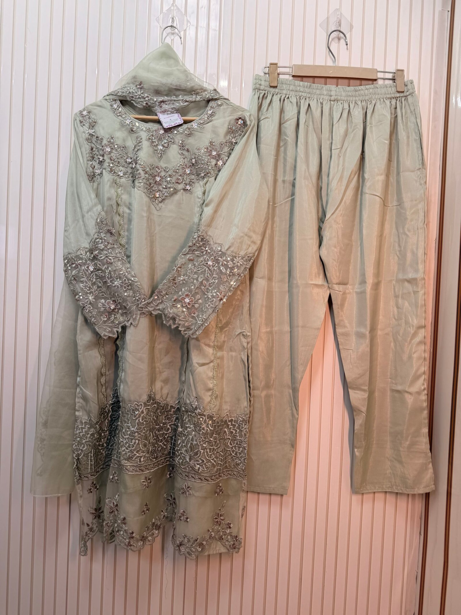 Aura Silk Elegant Designer Suit - Image 8