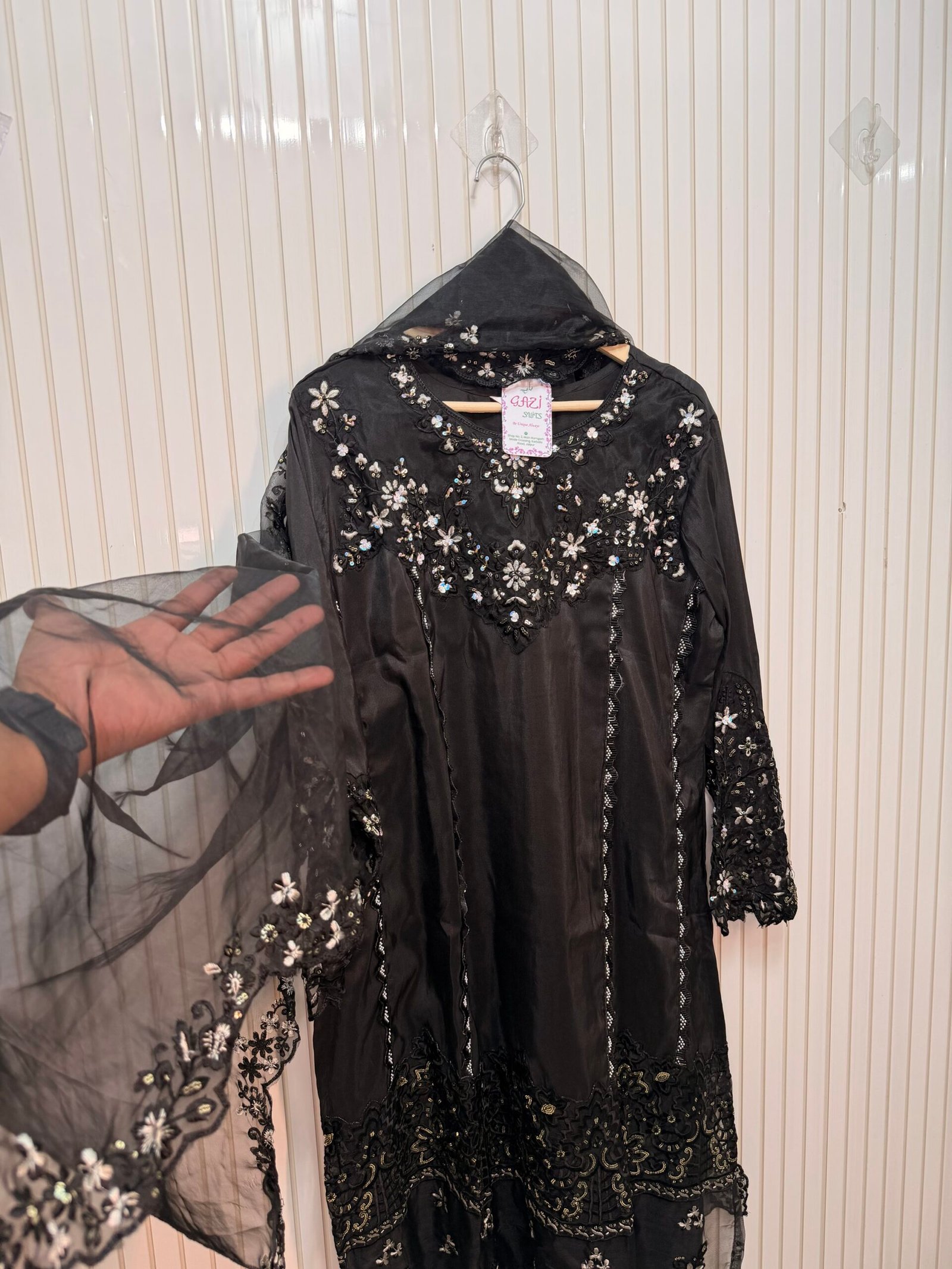 Aura Silk Elegant Designer Suit - Image 9