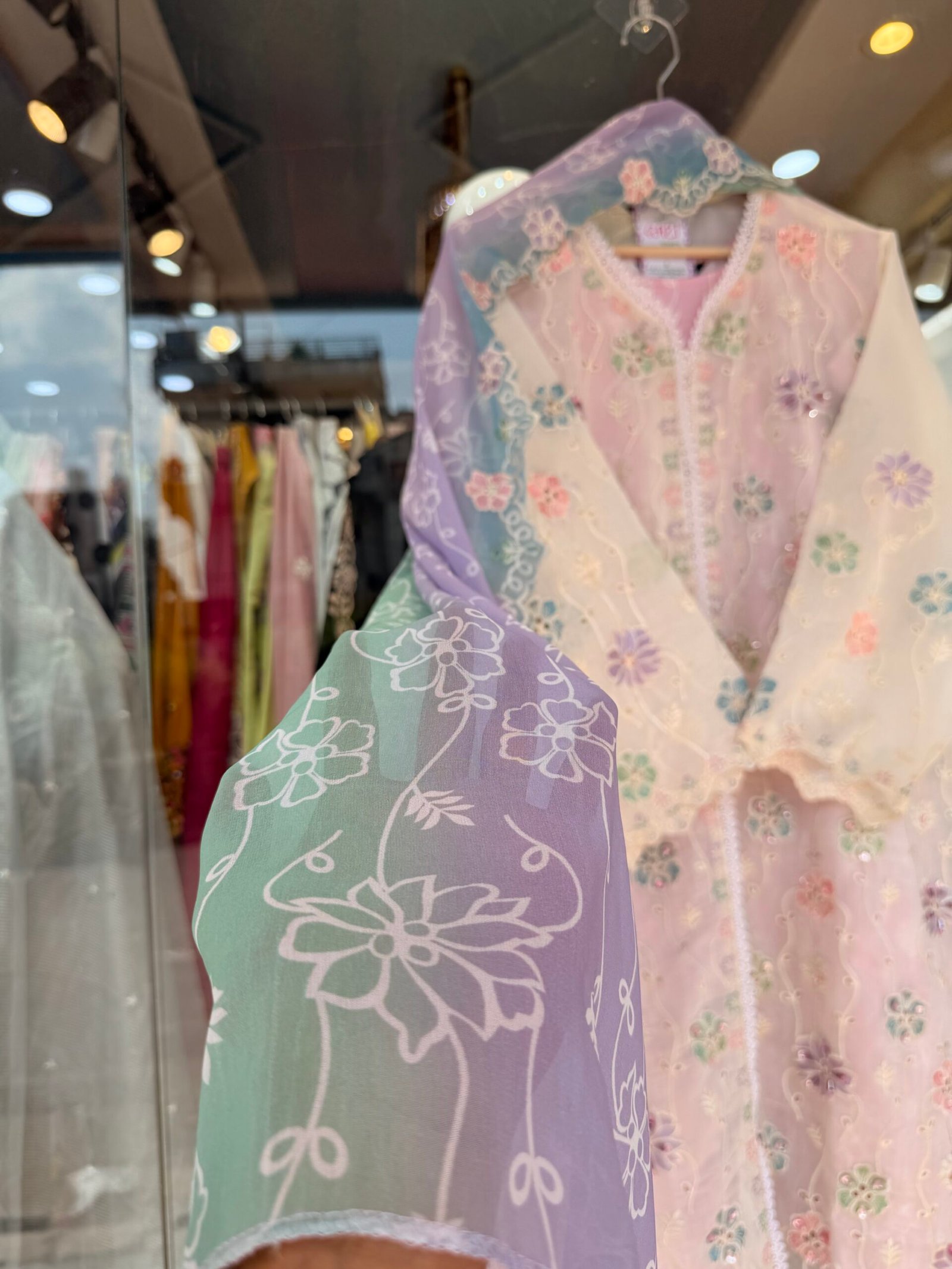 Printed Satin Naira Cut Plazo Suit - Image 5