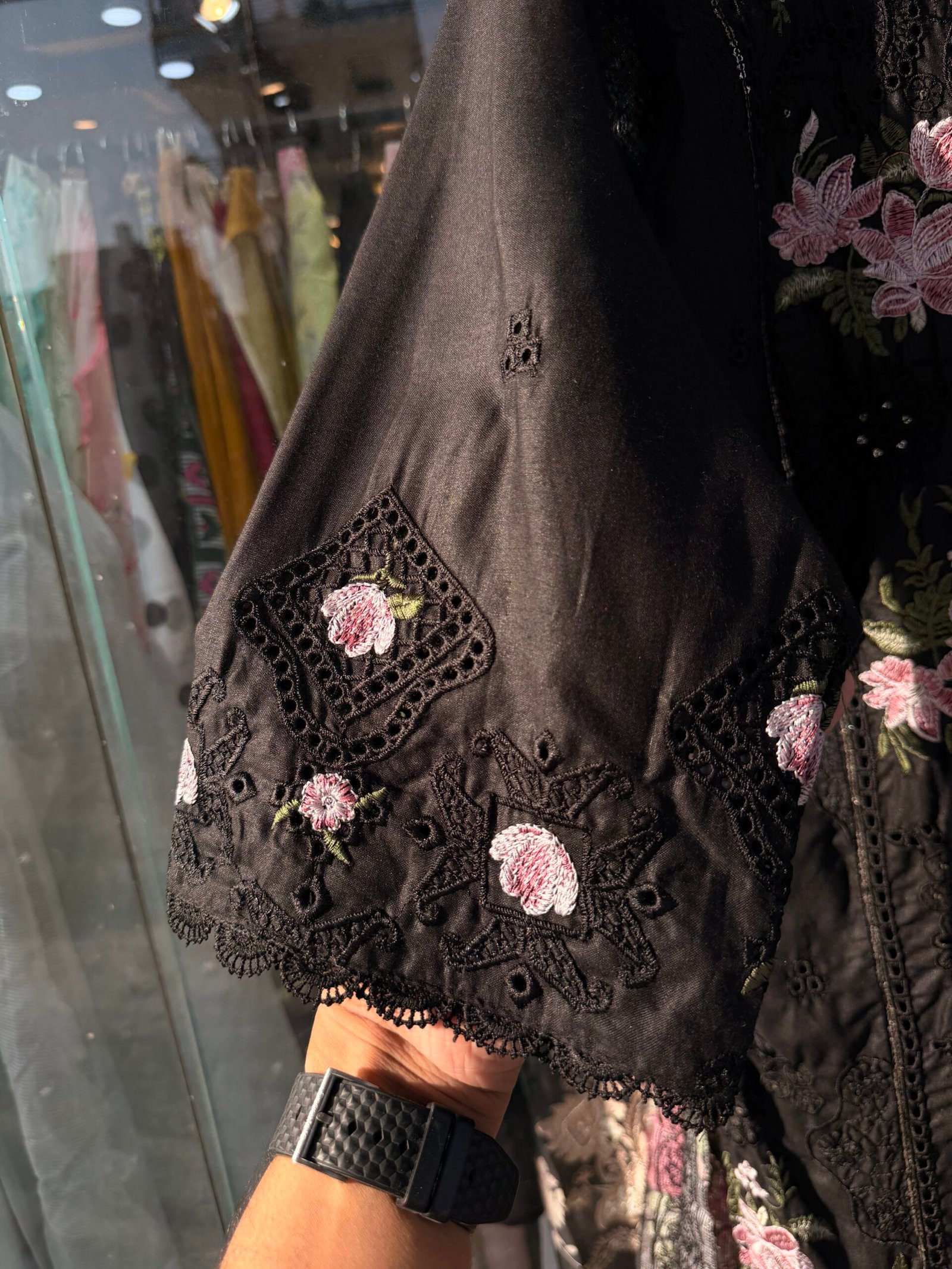 Cotton Chikankari Embroidered Plazo Suit - Image 13
