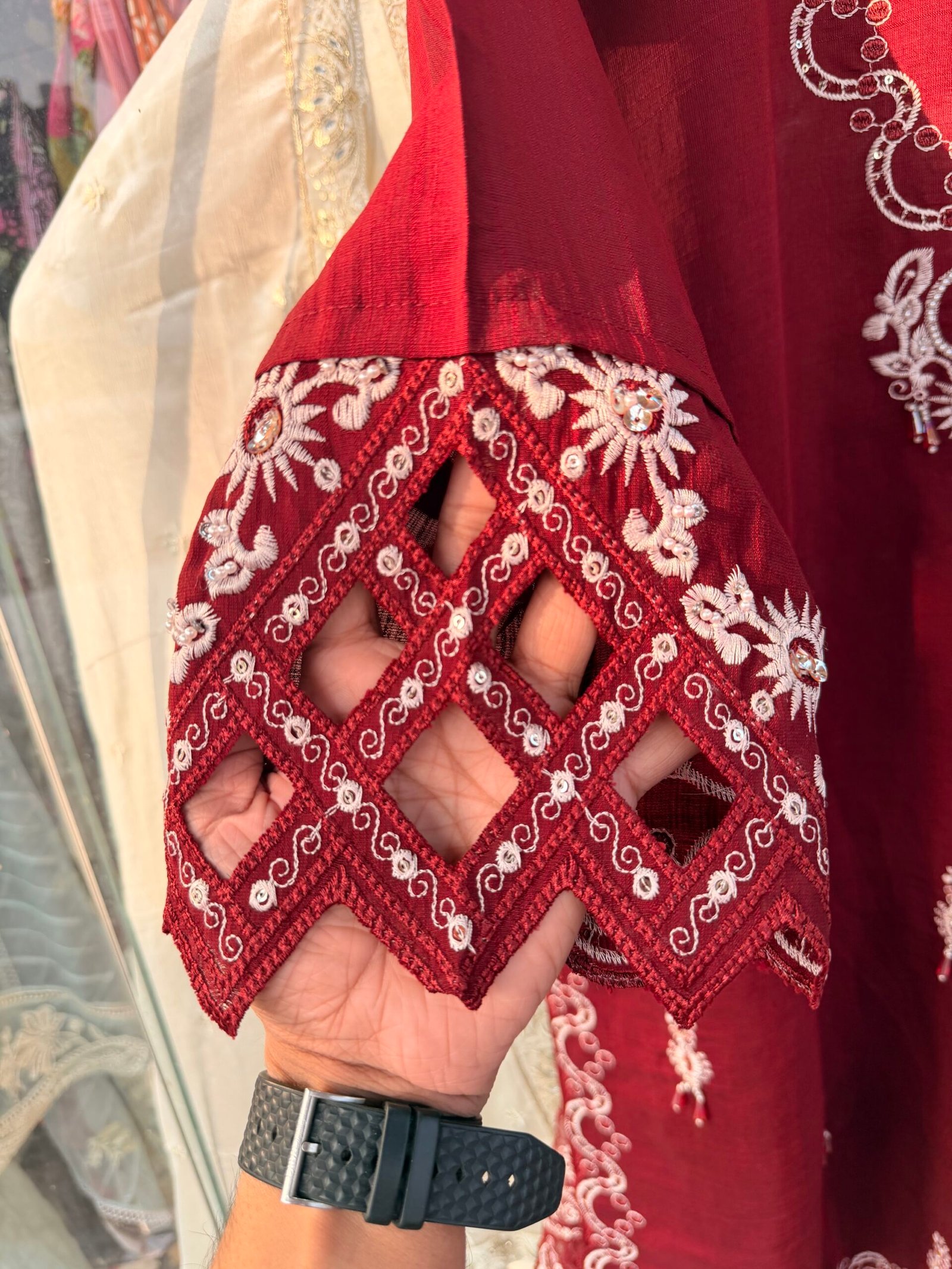 Slub Fabric Cotton Work Suit - Image 3