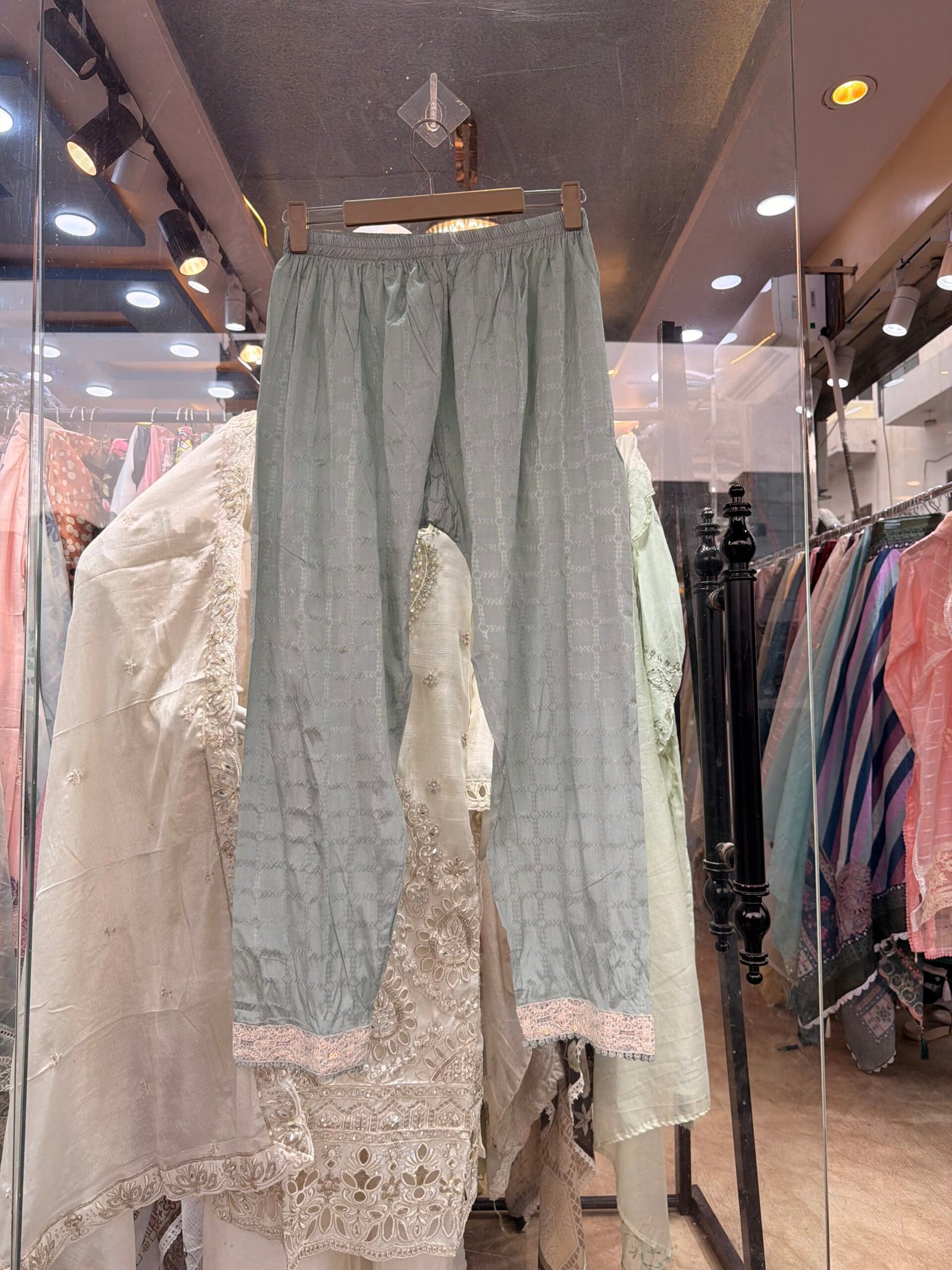 Heavy Partywear Suit with Gota Dupatta - Image 4